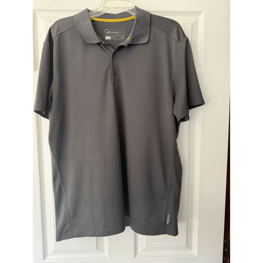 Eddie Bauer Polo Size Large Gray